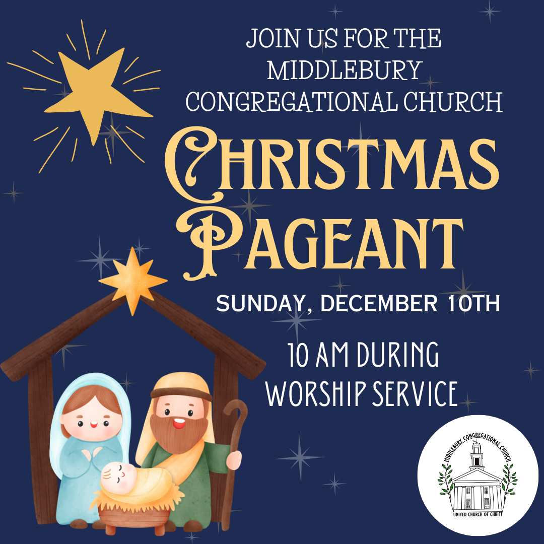 Join us December 10th for the Middlebury Congregational Church Annual ...